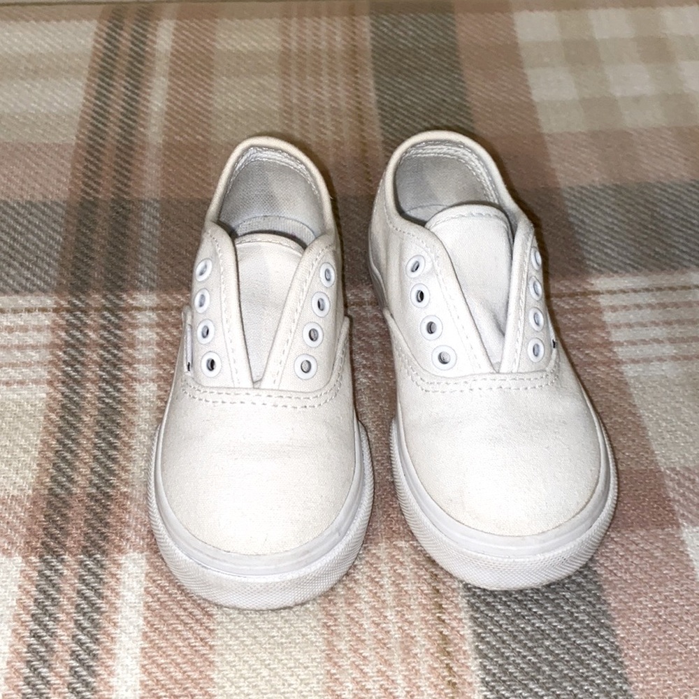 ❌SOLD❌ Toddler white vans